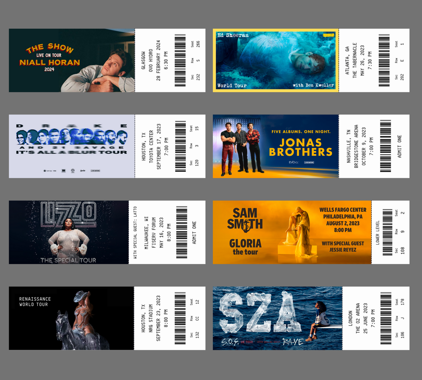 Custom Digital Ticket