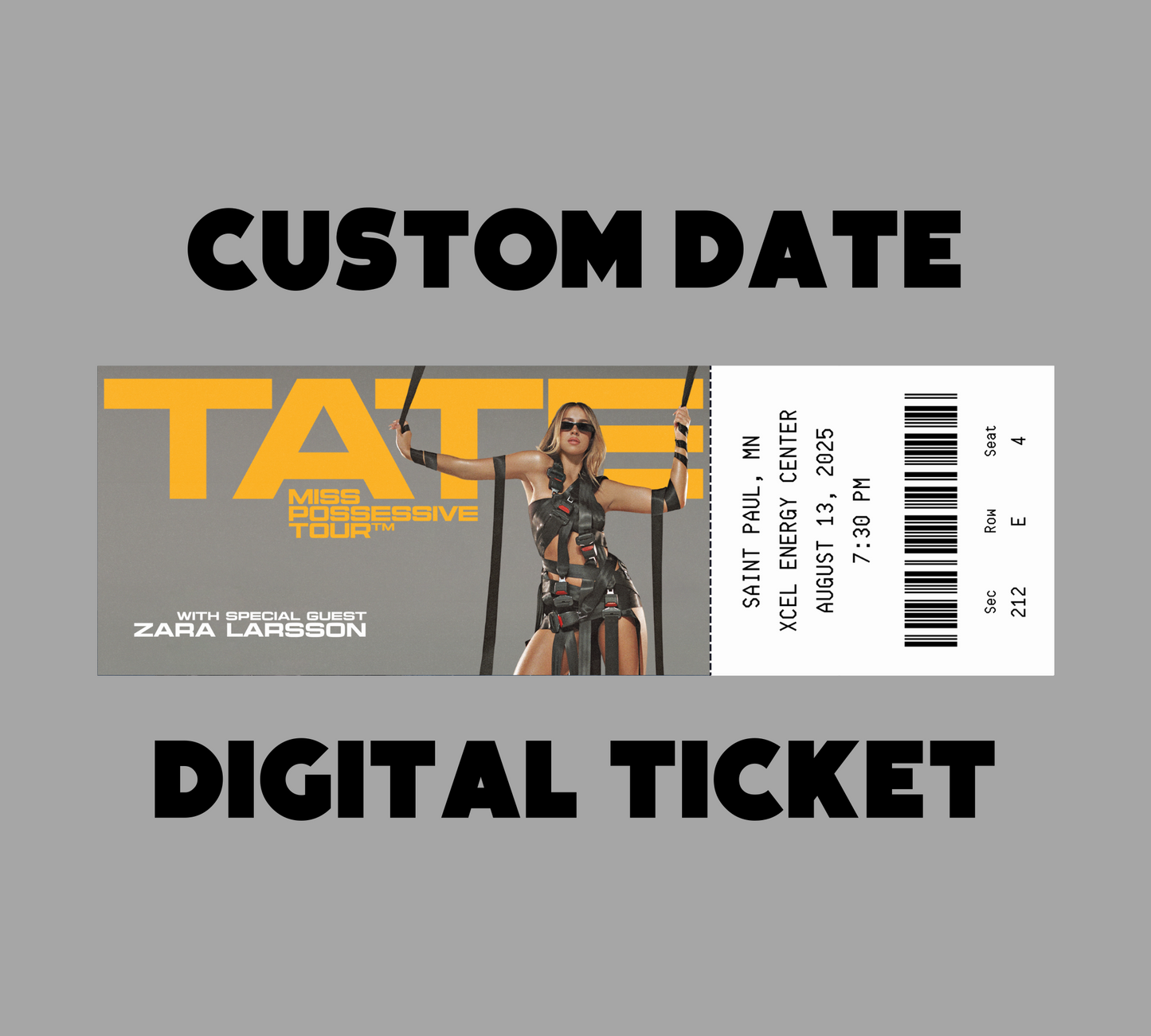 Tate McRae Tour Ticket