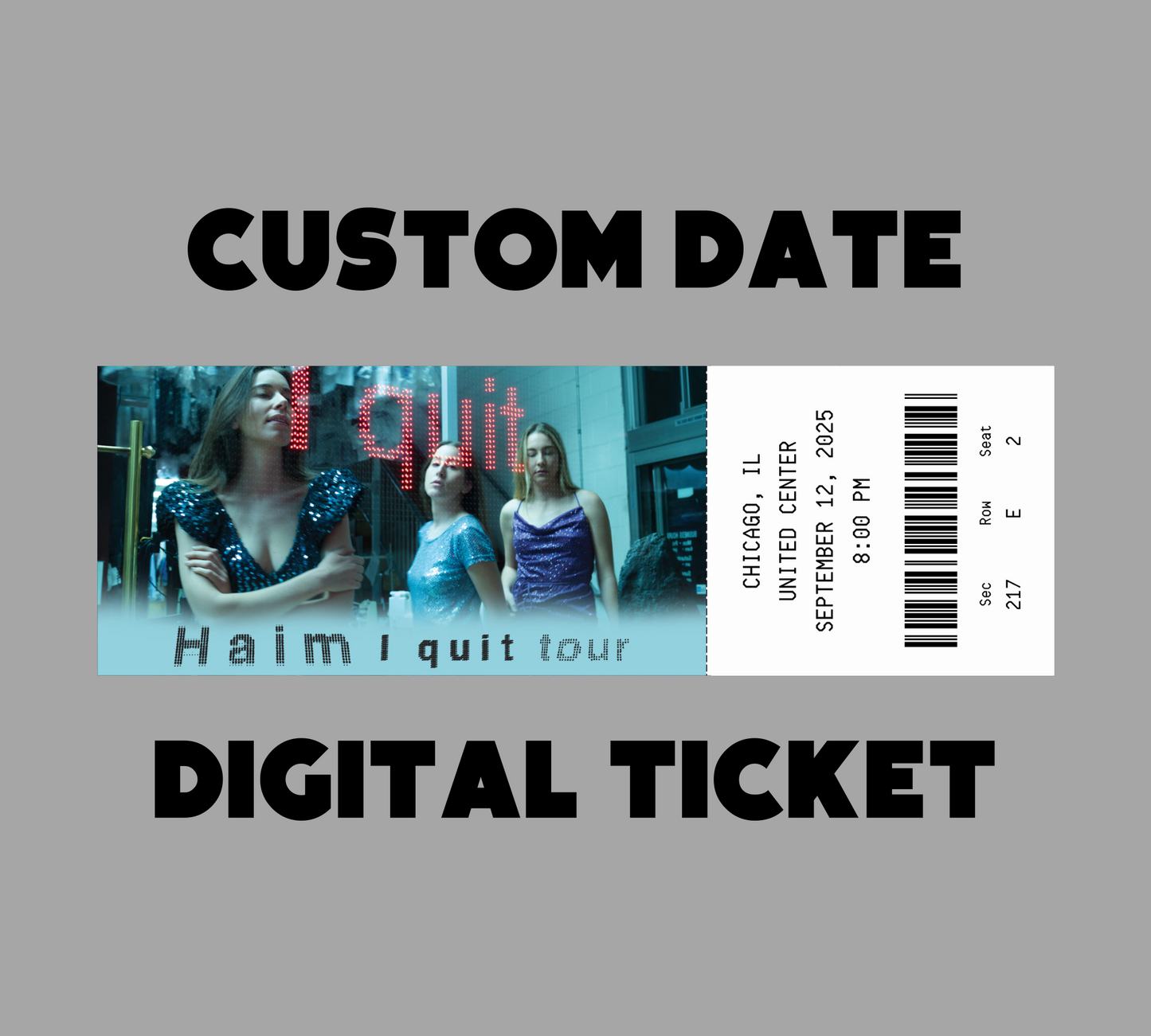 Haim Tour Ticket