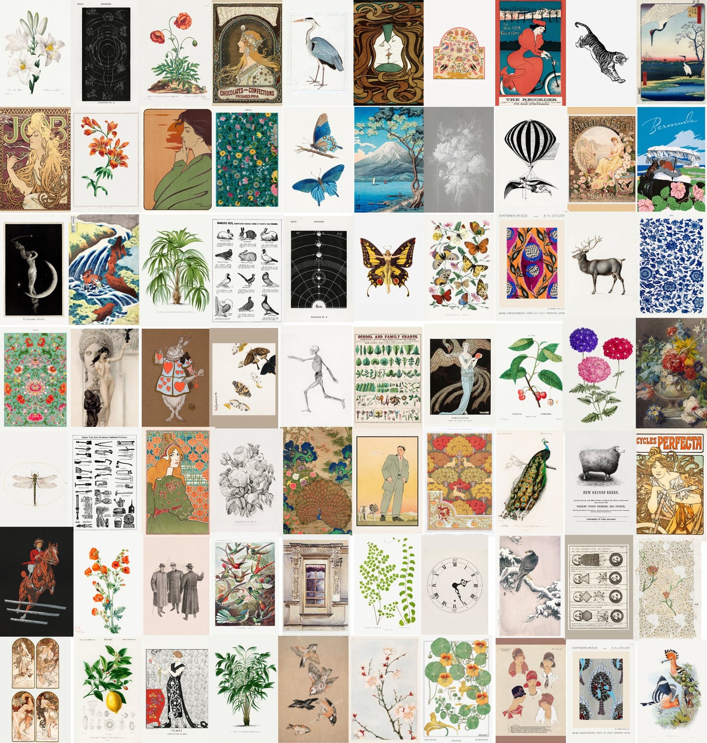 Vintage Photo Collage Kit Digital Download 70 Prints 4x6 Aesthetic Vibes Retro Painting Art Baroque Academia Printable Instant Cute Wall Art