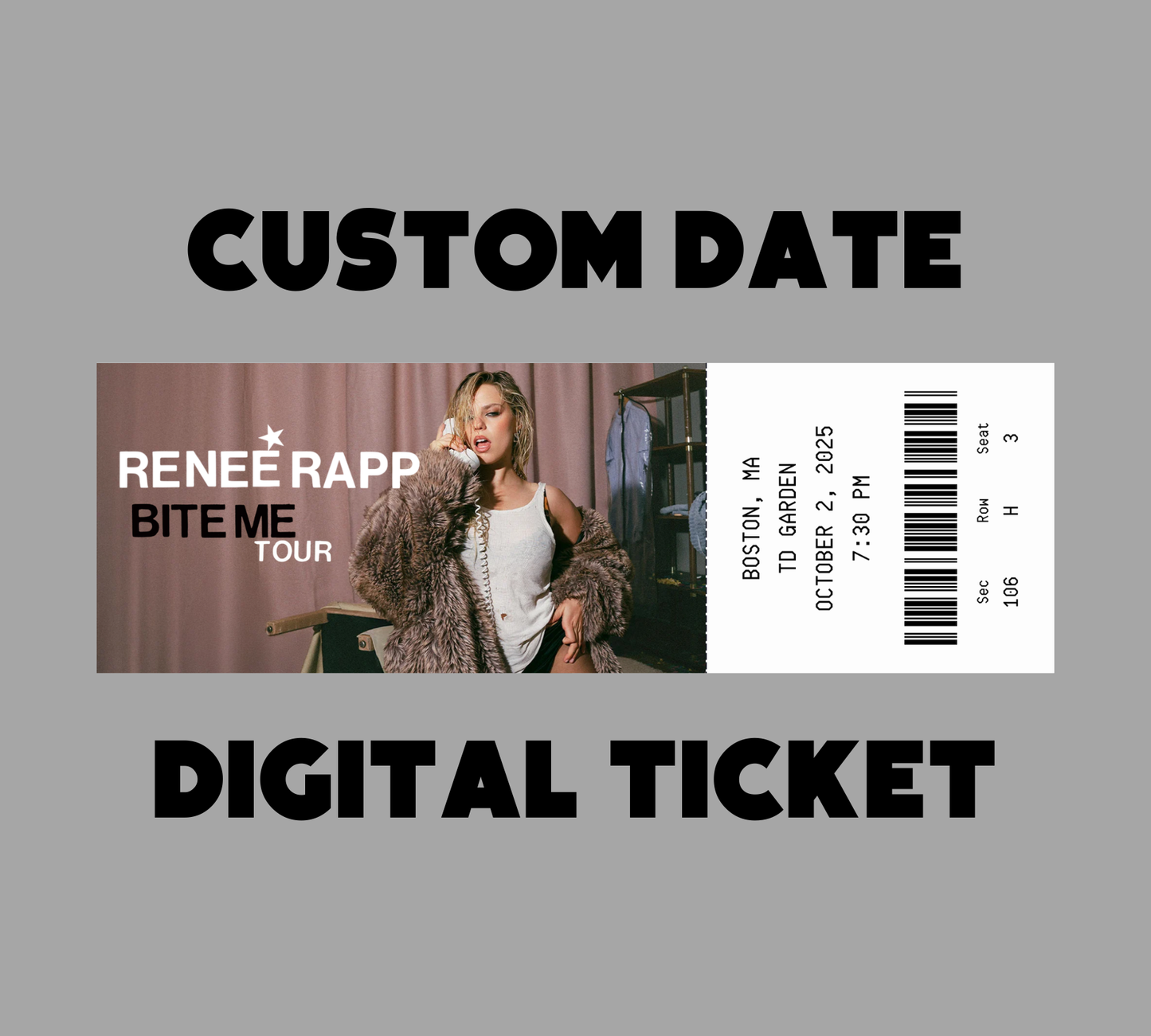 Bite Me Tour Ticket