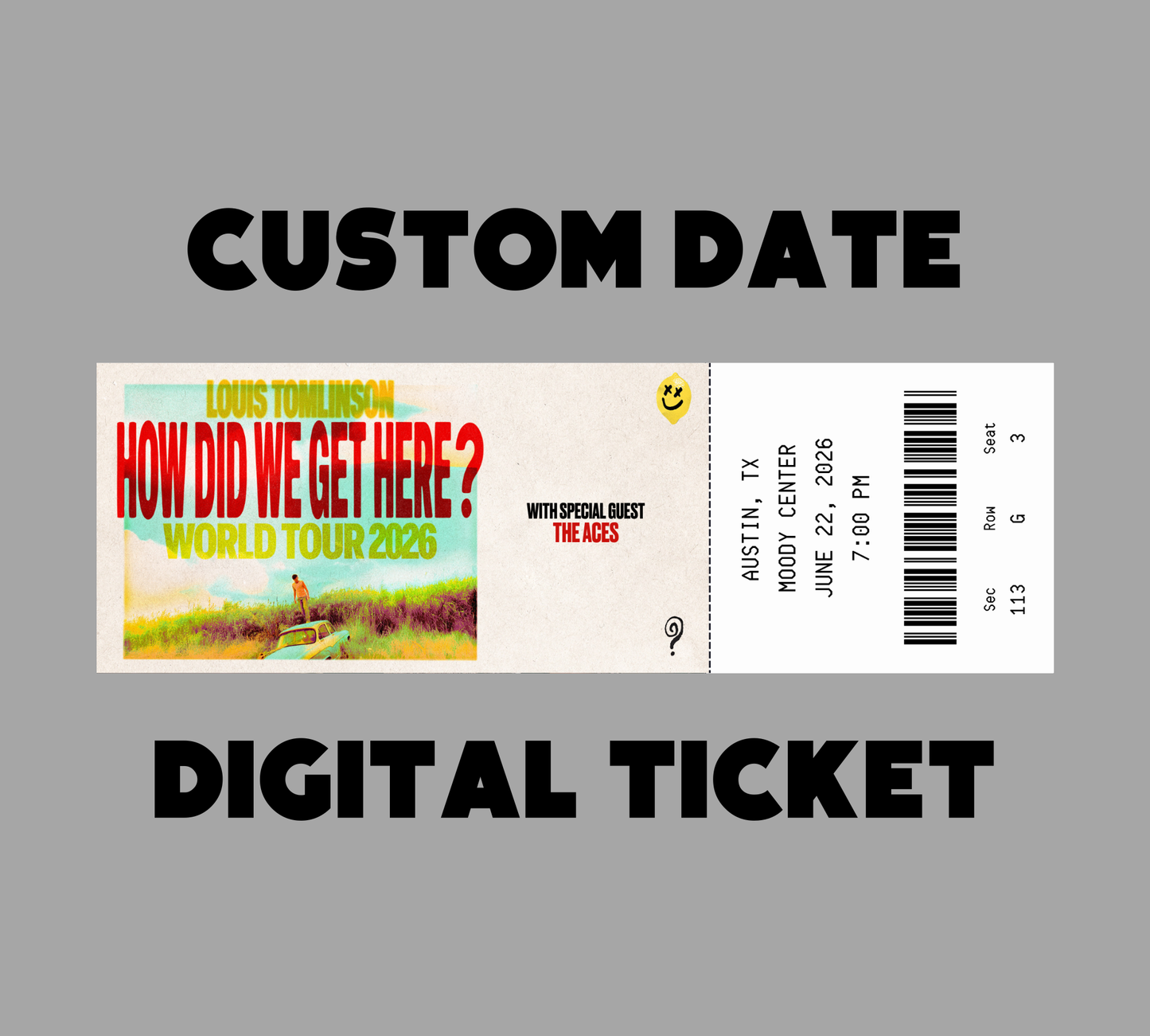 How Did We Get Here? Tour Ticket