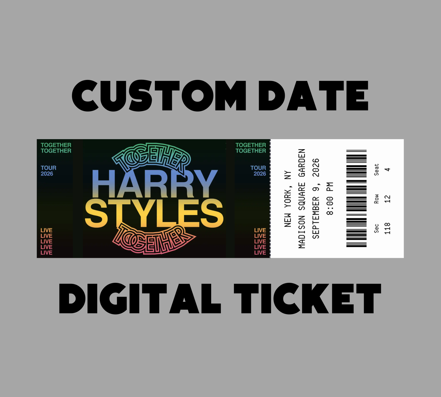 Together, Together Tour Ticket