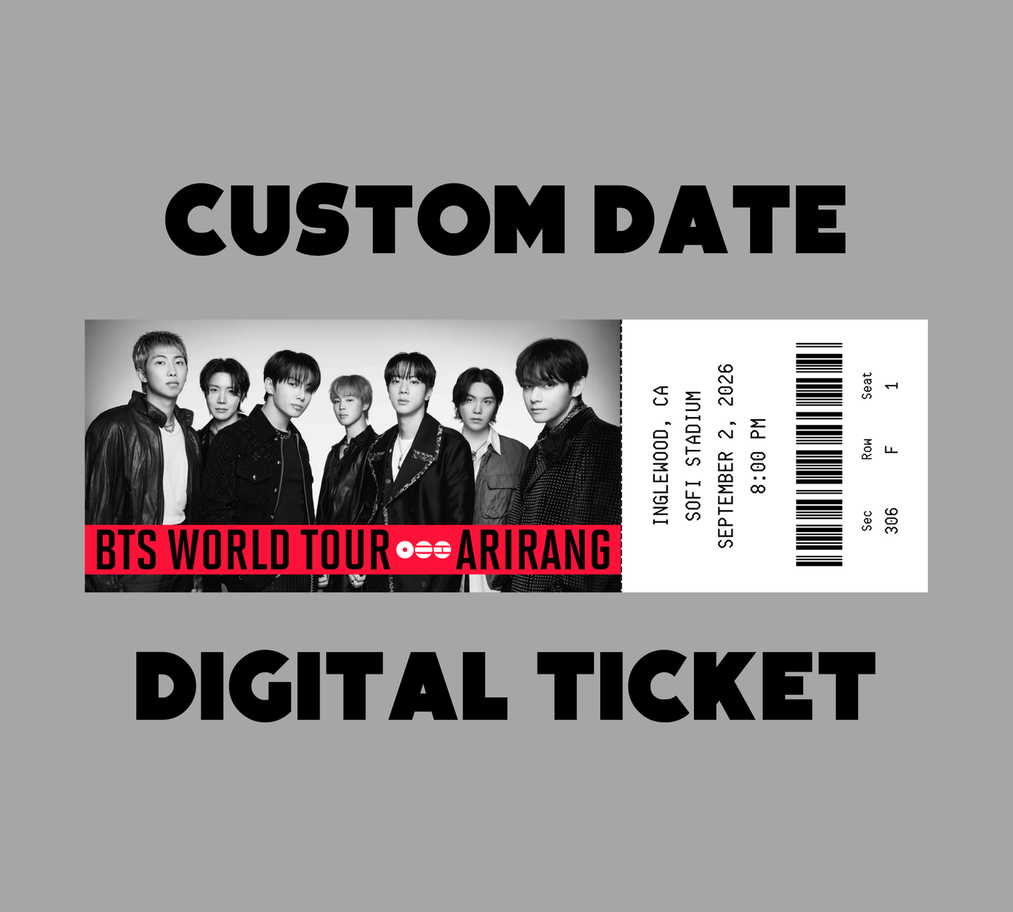 BTS Tour Ticket