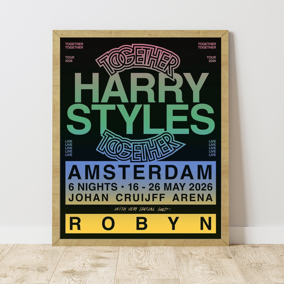 Harry Styles Together, Together Tour Poster – Big Blue Screen Studio